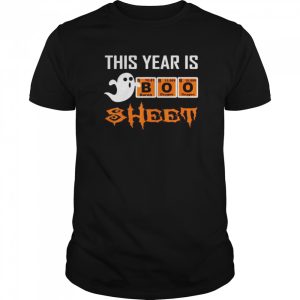 This Year Is Boo Sheet Boo Ghost Halloween Periodic table shirt
