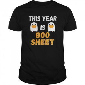 This Year Is Boo Sheet Ghost in Mask Halloween Custome shirt
