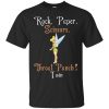 Tinker Bell Rock Paper Scissors Throat Punch I win shirt, hoodie