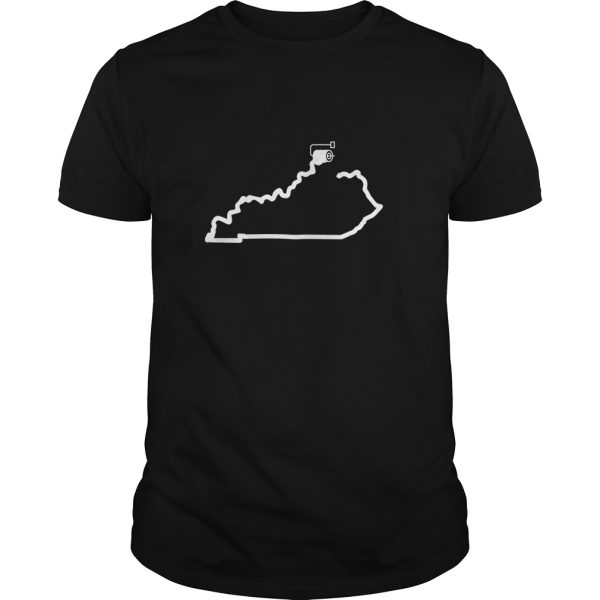 Toilet Paper Kentucky Map shirt, hoodie, long sleeve, ladies tee