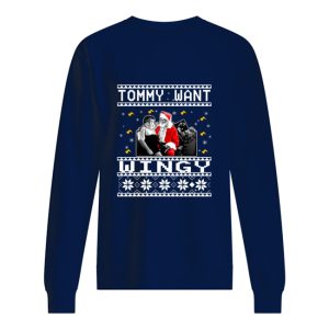 Tommy want wingy Christmas sweatshirt, sweater