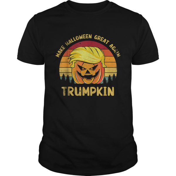 Trumpkin Funny Trump Make Halloween Great Again Vintage shirt