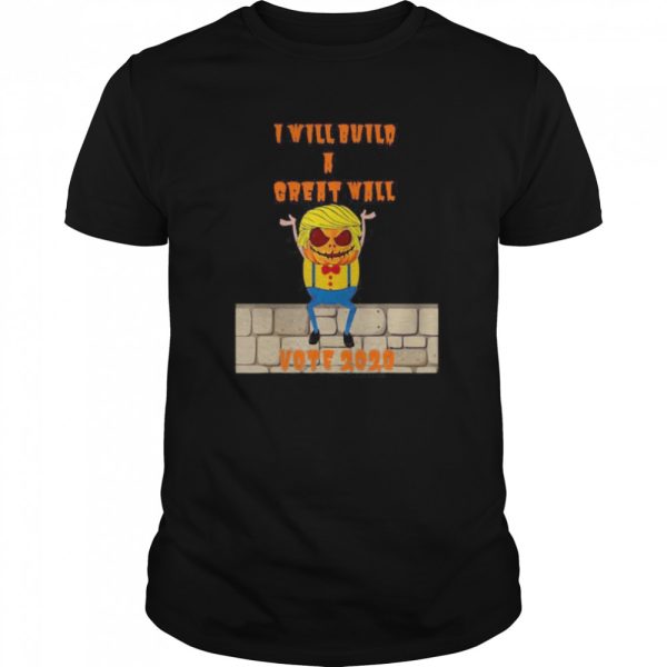 Trumpkin Wall Halloween Vote shirt