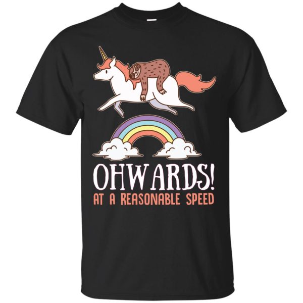 Unicorn onwards at a reasonable speed t-shirt, hoodie, sweater