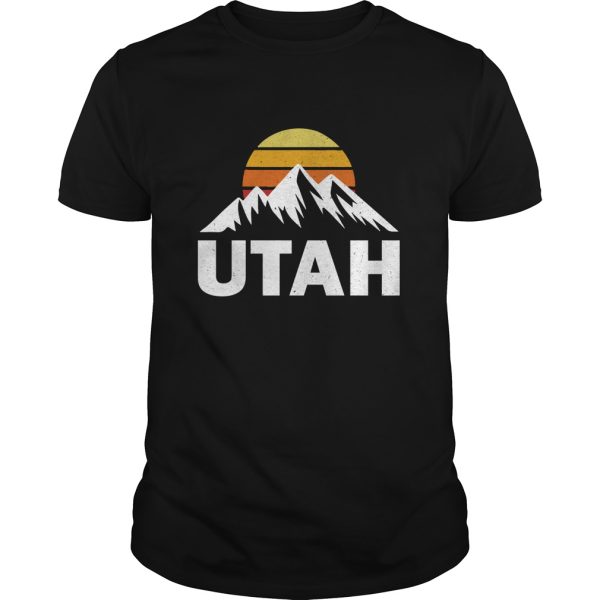 Utah With Mountains At Sunset Vintage shirt, hoodie