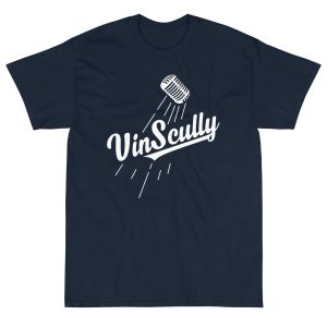 Vin Scully Microphone T-shirt 2 Vin Scully Microphone T shirt 3