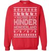 Walking in a kinder wonderland sweater, hoodie, long sleeve