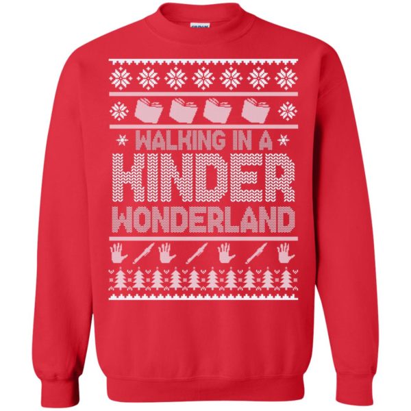 Walking in a kinder wonderland sweater, hoodie, long sleeve