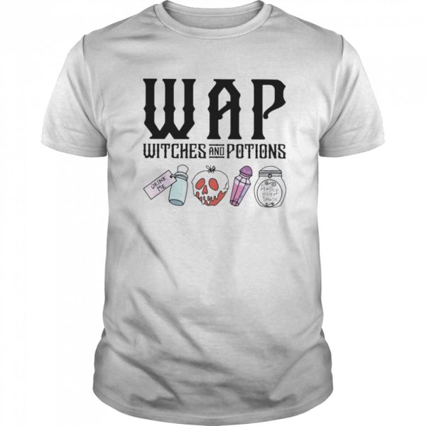 Wap witches and potions halloween shirt