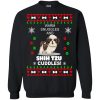 Warm snuggles and corgi Shih Tzu Christmas sweater, shirt, hoodie