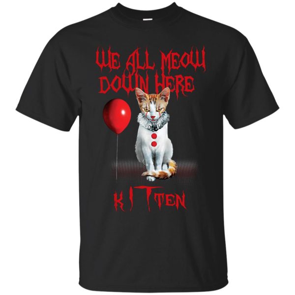 We all meow down here Kitten cat shirt, hoodie, long sleeve