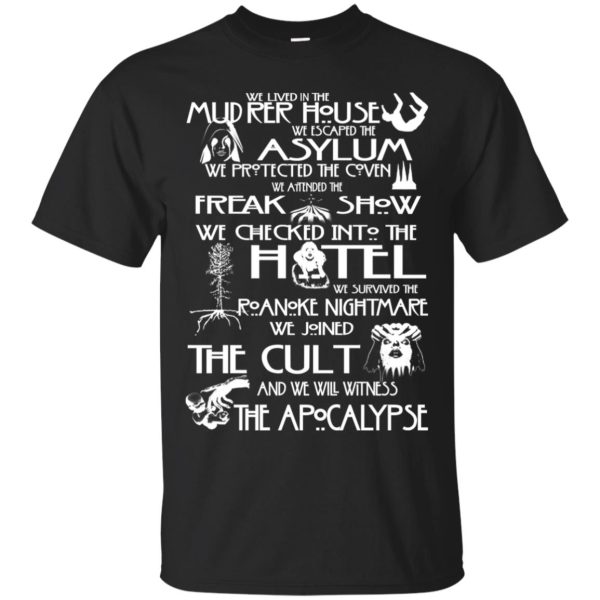 We lived in the Murder House We escaped the Asylum shirt, hoodie