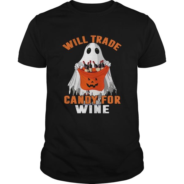 Will Trade Candy For Wine Funny Wine Lover T-Shirt