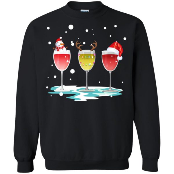 Wine christmas sweatshirt, hoodie, long sleeve, ladies tee