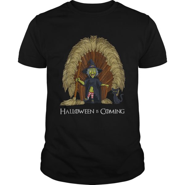 Witch Brooms Throne Funny HalloweenT-Shirt