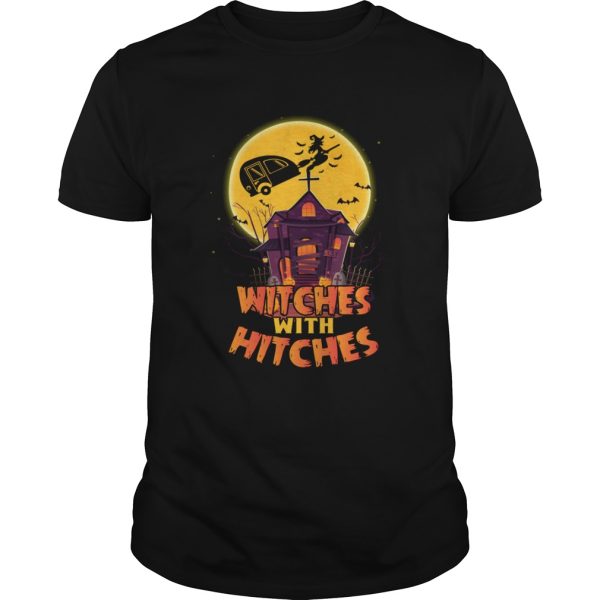 Witches With Hitches Funny Camping Halloween Girls Women T-Shirt