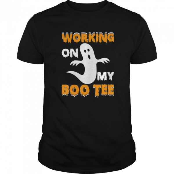 Working on My Boo Tee shirt