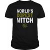 World’s Dopest witch Weed Marijuana Funny Halloween shirt