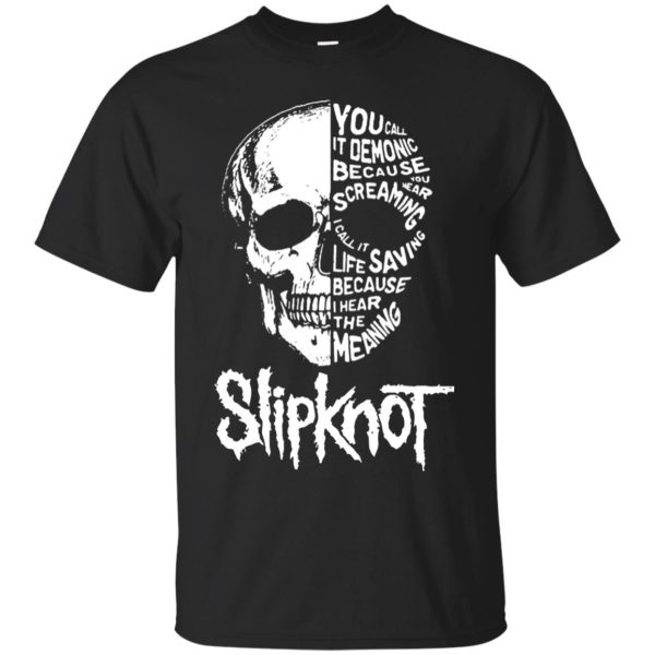 You call it demonic because you hear the screaming Slipknot shirt, hoodie