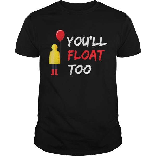 YoullFloat Too Red Balloon Halloween costume T-Shirt