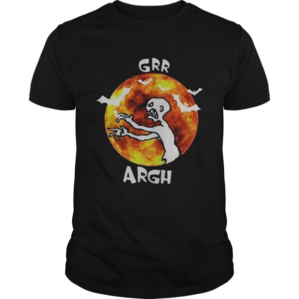 Zombie vampire grr argh mutant enemy halloween shirt