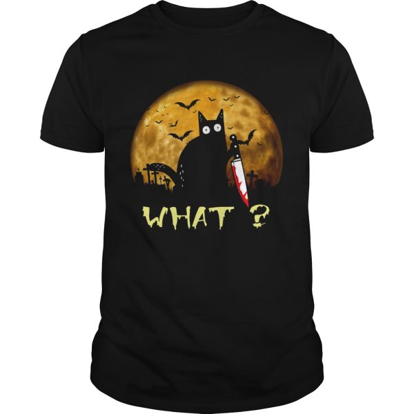 halloween black Cat Michael Myers What shirt