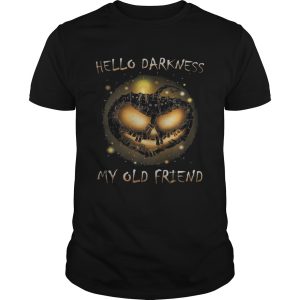 hello darkness my old friend bling halloween shirt