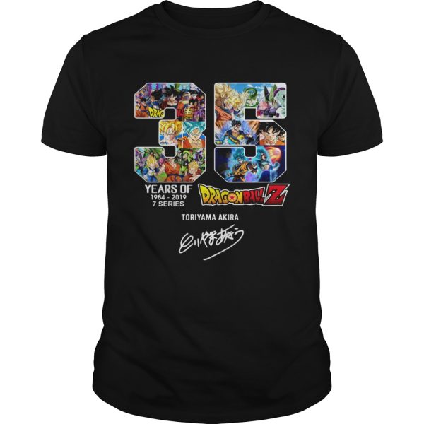 35 years of Dragon Ball Z 2019 Toriyama Akira shirt