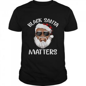 African American Santa Face Mask Black Matters Christmas Shirt African American Santa Face Mask Black Matters Christmas Shirt