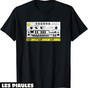 Annee 90 T-Shirt Acid Synthesizer Techno Rave Synth Nerd 90s Annee 90 T-Shirt Acid Synthesizer Techno Rave Synth Nerd 90s