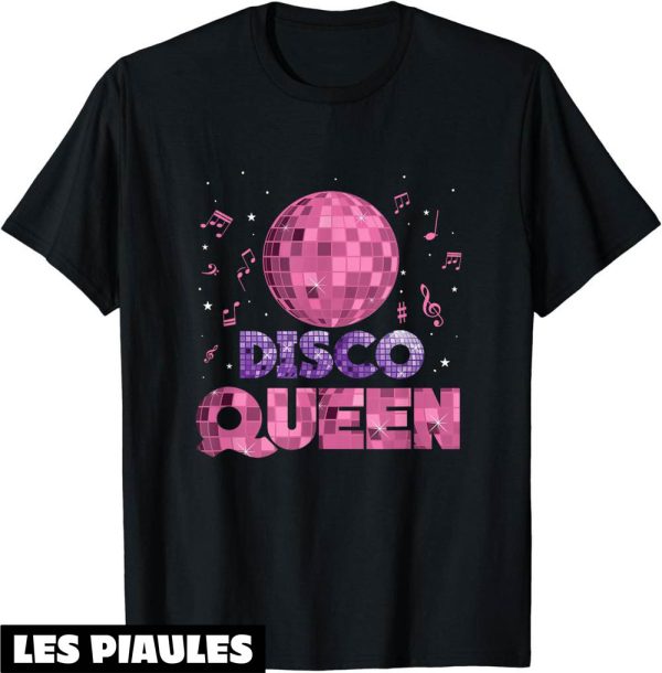 Annee 90 T-Shirt Disco Queen Retro 80 70 90 Vintage Fete