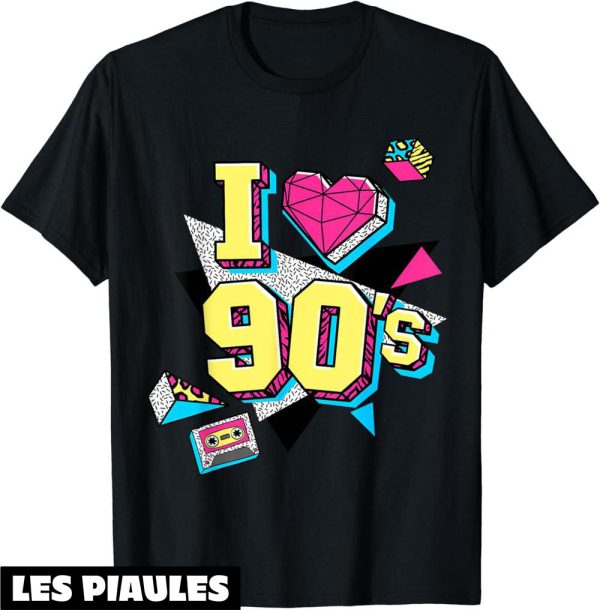 Annee 90 T-Shirt Retro Back To 90’s Novelty Cool Vintage