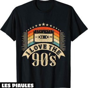 Annee 90 T-Shirt Vintage Deguisement Fille Costume Annee 90 T-Shirt Vintage Deguisement Fille Costume