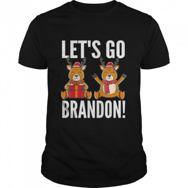 Awesome let’s Go Brandon Reindeer Christmas 2021 T-Shirt