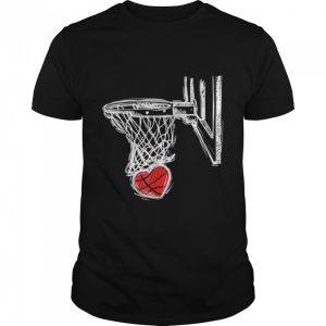 Basketball Valentines Day Love Heart Sport Lover Boys Girls T-Shirt Basketball Valentines Day Love Heart Sport Lover Boys Girls T-Shirt