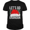 Best let’s Go Brandon Santa Hat Christmas 2021 Premium T-Shirt