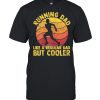 Biathlon Runner Marathon Running Dad Father&rsquo;s Day shirt