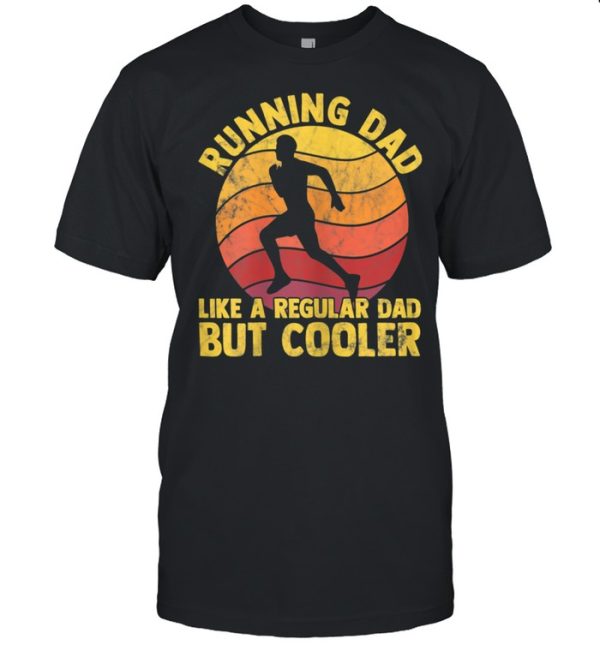 Biathlon Runner Marathon Running Dad Father’s Day shirt