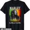 Bob Marley T-Shirt Coucher De Soleil Sur Rastaman Chanteur
