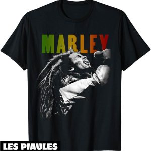 Bob Marley T-Shirt Laveur A Vibrations Rastaman Chanteur Bob Marley T-Shirt Laveur A Vibrations Rastaman Chanteur