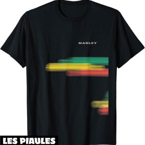 Bob Marley T-Shirt Marley Official Rasta Splatter Chanteur Bob Marley T-Shirt Marley Official Rasta Splatter Chanteur