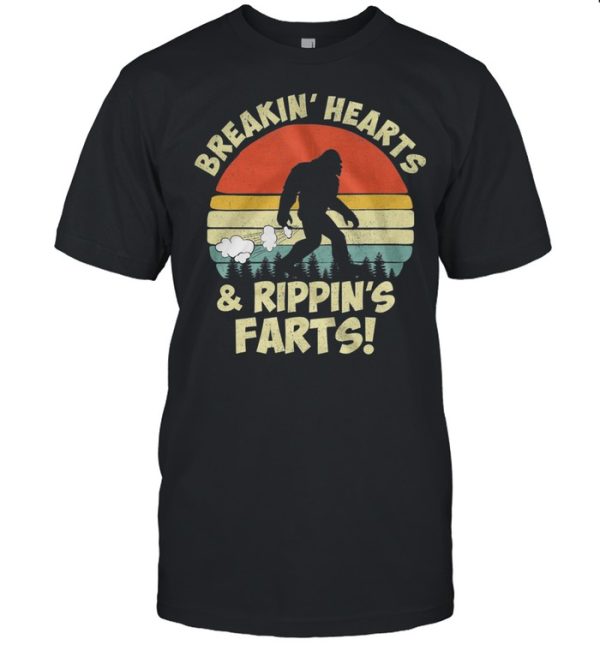 Breakin’ Hearts And Ripping Farts Vintage Retro shirt