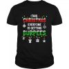 Burpee Christmas Workout Fitness Sarcastic Shirt