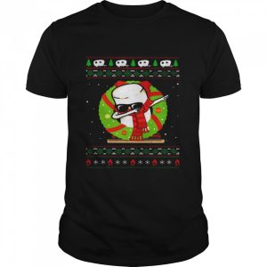 Camping Dabbing Through Snow Marshmallow Christmas Ugly Sweat T-shirt Camping Dabbing Through Snow Marshmallow Christmas Ugly Sweat T-shirt