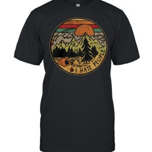 Camping I hate people vintage shirt Camping I hate people vintage shirt