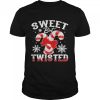 Candy Cane Sweet But Twisted Merry Christmas shirt
