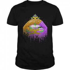 Carnival Party Costume Masquerade Lips Women Gift Mardi Gras T-Shirt Carnival Party Costume Masquerade Lips Women Gift Mardi Gras T-Shirt
