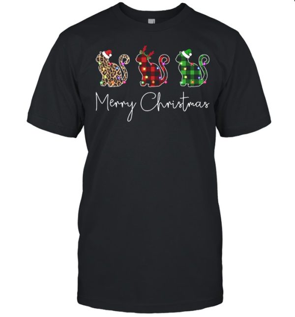 Cats Light Leon Christmas shirt