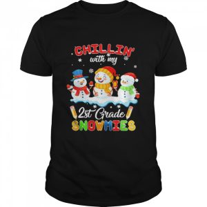 Chillin With My 2nd Grade Snowmies Christmas Sweater Shirt Chillin With My 2nd Grade Snowmies Christmas Sweater Shirt