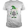 Christmas Gnomes in Plaid Hats Santa’s Favorite Nurse Christmas T-Shirt